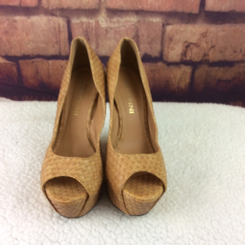 Bertinni Dunes Rattan Open Toe Wedge 6 - Picture 2 of 8